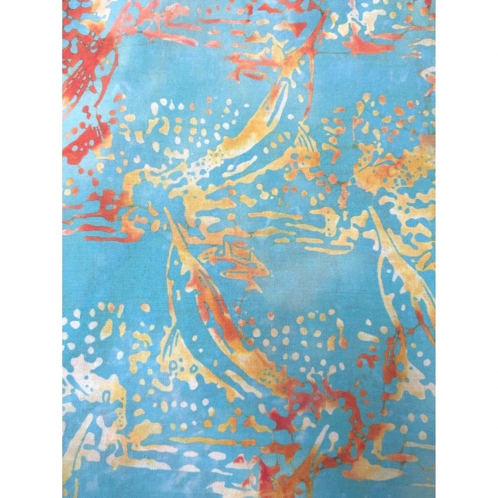 Tybee Island Clothing Company Hawaiian Camp Shirt Men's 1X Tropical100% Cotton